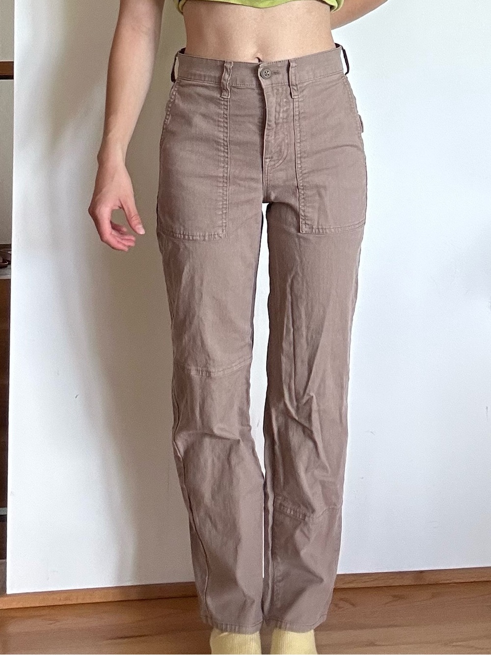 J. Crew Khaki Cargo Style Pants